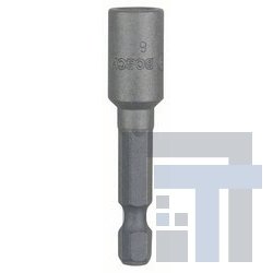 Торцовый ключ Bosch для болтов с шестигранной головкой, длина 50 мм
